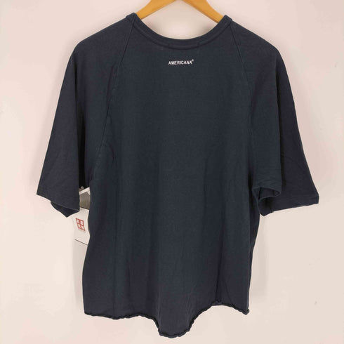 アメリカーナ Americana サークルロゴプリントS/SクルーネックTシャツ レディース