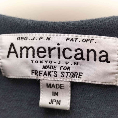 アメリカーナ Americana サークルロゴプリントS/SクルーネックTシャツ レディース