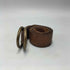 ダブルアールエルラルフローレン RRL RALPH LAUREN イタリア製 LEATHER DOUBLE-O-RING BELT 丸カン レザー ベルト メンズ 32