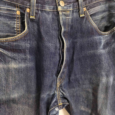 リーバイスヴィンテージクロージング Levis Vintage Clothing 501XX 1955年 MODEL Every Garment Guaranteed 初期型 ペーパーパッチ バナナイエローステッチ BIG E ボタンフライ デニム パンツ メンズ W:36 L:34