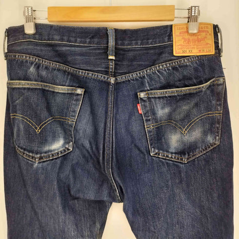 リーバイスヴィンテージクロージング Levis Vintage Clothing 501XX 1955年 MODEL Every Garment Guaranteed 初期型 ペーパーパッチ バナナイエローステッチ BIG E ボタンフライ デニム パンツ メンズ W:36 L:34