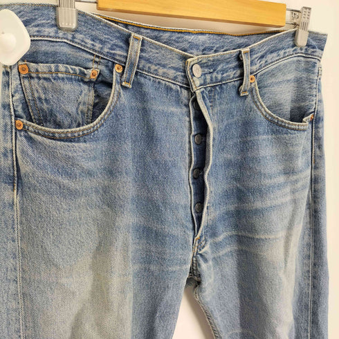 リーバイス Levis 00S ユーロ リーバイス 501 ボタンフライ ダメージ デニム パンツ 2001年製 メンズ 34×32