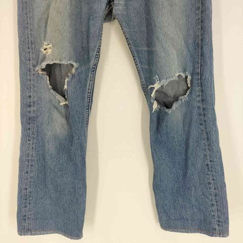 リーバイス Levis 00S ユーロ リーバイス 501 ボタンフライ ダメージ デニム パンツ 2001年製 メンズ 34×32