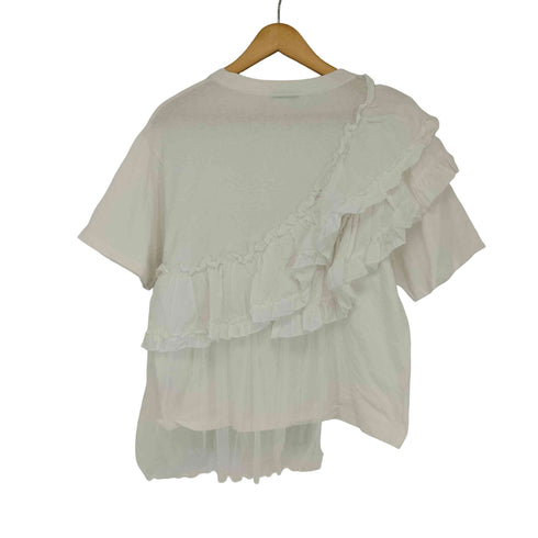 フリークスストア FREAKS STORE フリルチュールドッキングTシャツ レディース FREE