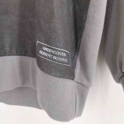 アンダーカバー UNDER COVER JUN TAKAHASHI 25ss フロントロゴプリント 立体カーブスリーブ グラデーション コットンスウェットプルオーバー メンズ 2