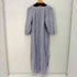 ザラ ZARA L/S リネン100% 楊柳 ロングワンピース レディース import:XS