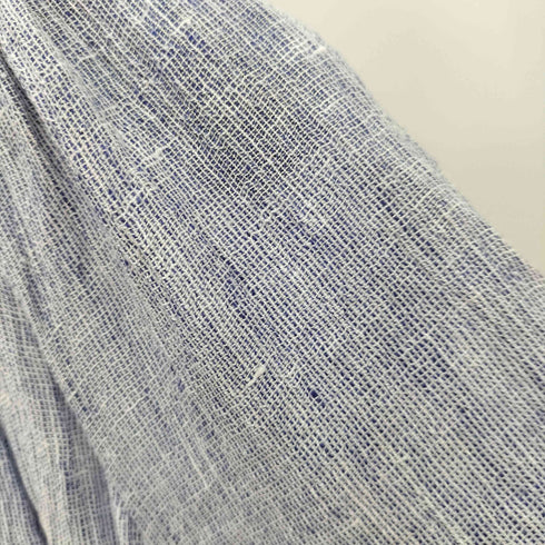ザラ ZARA L/S リネン100% 楊柳 ロングワンピース レディース import:XS