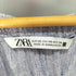ザラ ZARA L/S リネン100% 楊柳 ロングワンピース レディース import:XS
