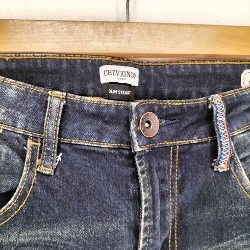 シェビニオン CHEVIGNON SLIM STRAIGHT デニムパンツ メンズ W30 L33