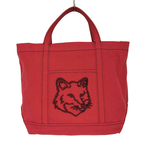 メゾンキツネ MAISON KITSUNE FOX HEAD SMALL TOTE レディース