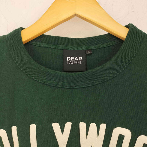 ディアローレル DEAR LAUREL HOLLYWOOD HIGH パイル地 クルーネック半袖Tシャツ メンズ L