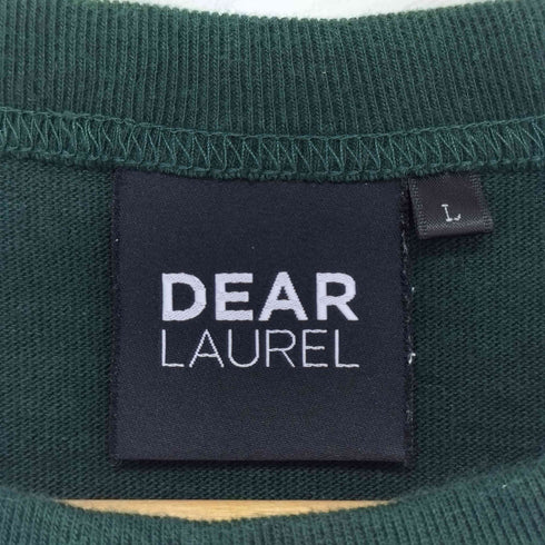 ディアローレル DEAR LAUREL HOLLYWOOD HIGH パイル地 クルーネック半袖Tシャツ メンズ L