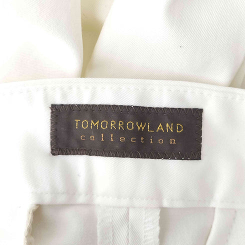 トゥモローランドコレクション TOMORROWLAND collection ドライツイル セミワイドクロップドパンツ レディース 34