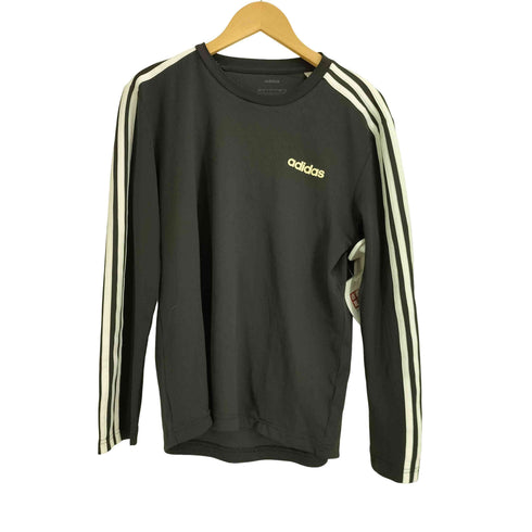 アディダス adidas CLIMALITE ロゴプリント 長袖カットソー メンズ