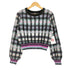 エミリアウィズ EMIRIA WIZ Cotton cloud check knit tops レディース JPN:M