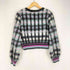 エミリアウィズ EMIRIA WIZ Cotton cloud check knit tops レディース JPN:M