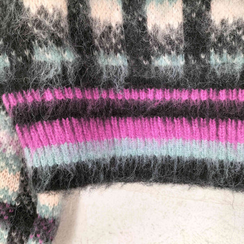 エミリアウィズ EMIRIA WIZ Cotton cloud check knit tops レディース JPN:M