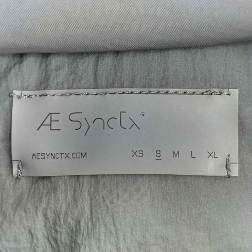 AESYNCTX フード2WAY ナイロンジャケット メッシュ切替 ベンチレーション メンズ import:S