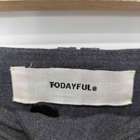 トゥデイフル TODAYFUL 24ss Heather Tuck Trousers ヘザータックトラウザース レディース JPN:38