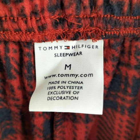 トミーヒルフィガー TOMMY HILFIGER チェック柄パジャマパンツ メンズ M