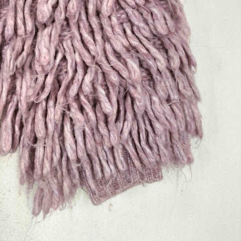エミリアウィズ EMIRIA WIZ VOLUME FRINGE SLEEVE KNIT SWEATER レディース FREE