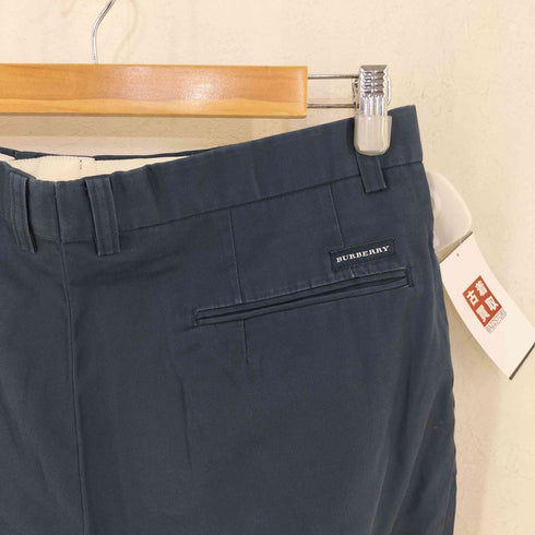バーバリー BURBERRY タックコットンチノパン メンズ W91
