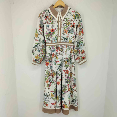 エミリアウィズ EMIRIA WIZ Floral motif shirt one-piece レディース M