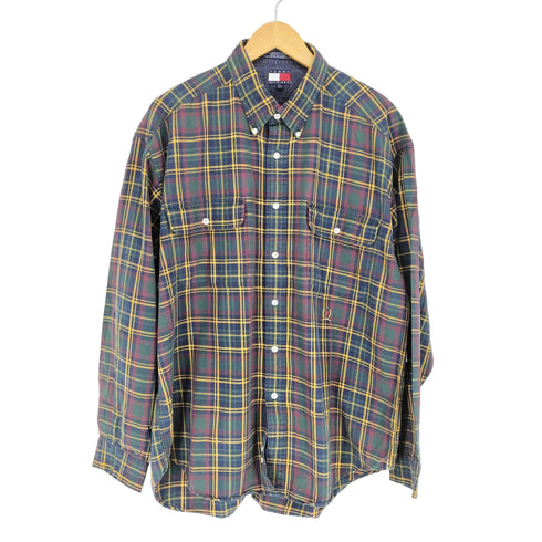 トミーヒルフィガー TOMMY HILFIGER チェック柄BDシャツ メンズ JPN:XL