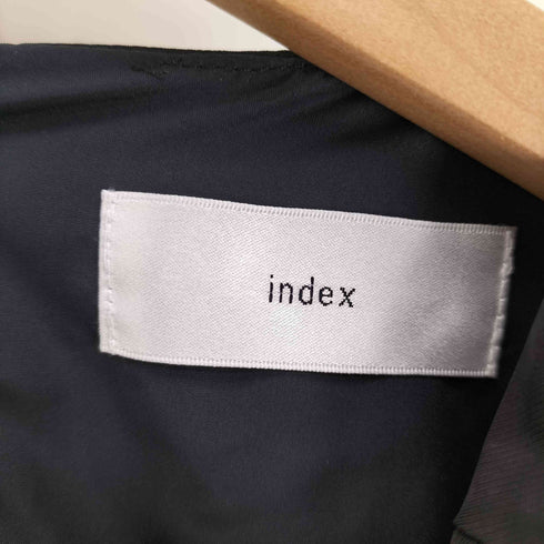 インデックス INDEX 25SS サテン マーメイド カット ドビースリーブ ワンピース レディース JPN:M