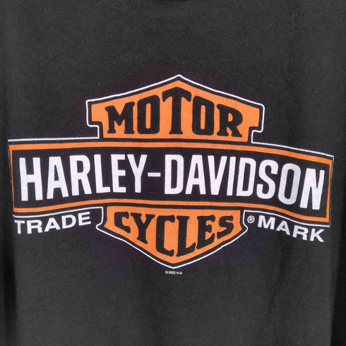 ハーレーダビッドソン HARLEY-DAVIDSON 両面プリントクルーネックTシャツ メンズ XXXL
