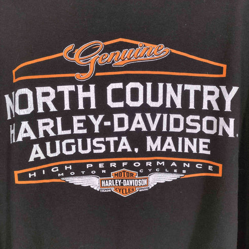 ハーレーダビッドソン HARLEY-DAVIDSON 両面プリントクルーネックTシャツ メンズ XXXL