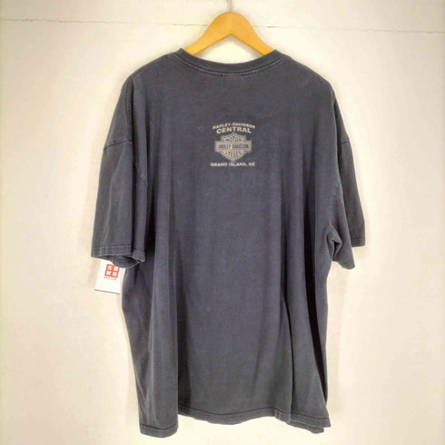 ハーレーダビッドソン HARLEY-DAVIDSON 両面プリントクルーネックTシャツ メンズ 3XL