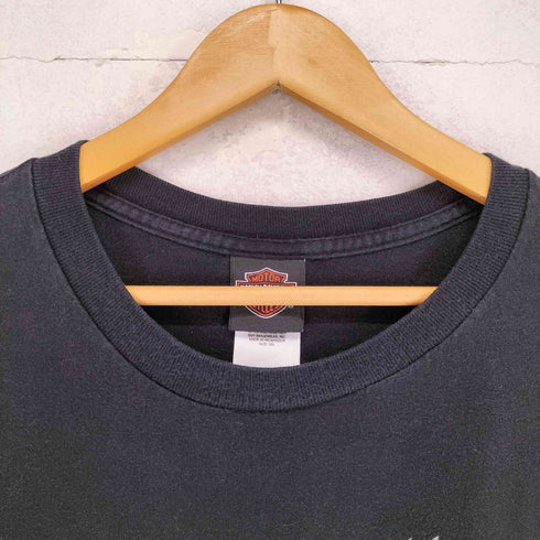 ハーレーダビッドソン HARLEY-DAVIDSON 両面プリントクルーネックTシャツ メンズ 3XL
