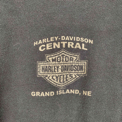 ハーレーダビッドソン HARLEY-DAVIDSON 両面プリントクルーネックTシャツ メンズ 3XL