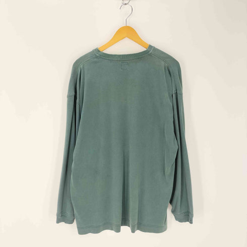 ギャップ Gap 90S OLD 紺タグ メキシコ製 ヘンリーネック ロングTシャツ メンズ JPN:L
