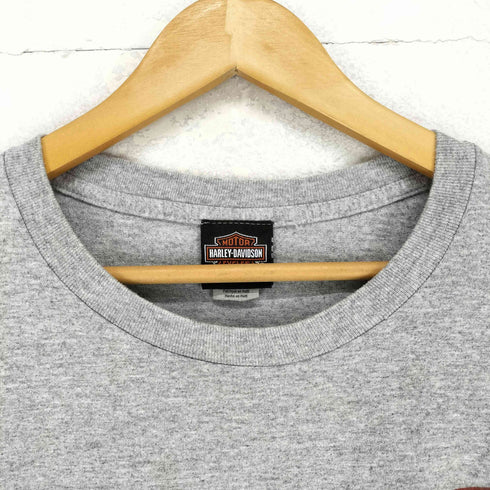 ハーレーダビッドソン HARLEY-DAVIDSON 両面プリントクルーネックTシャツ メンズ