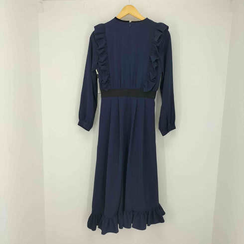 エミリアウィズ EMIRIA WIZ フリルラッフルロングワンピース レディース M