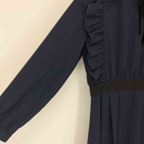 エミリアウィズ EMIRIA WIZ フリルラッフルロングワンピース レディース M