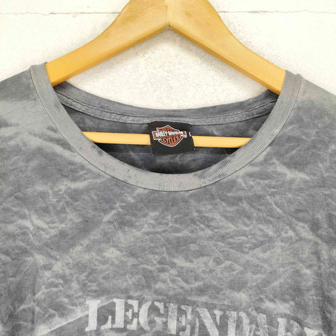 ハーレーダビッドソン HARLEY-DAVIDSON 両面プリントクルーネックTシャツ メンズ 2XL