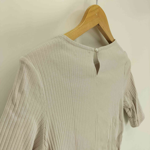 インデックス INDEX 25SS シルケット ワイド テレコ ボートネック トップス レディース JPN:S