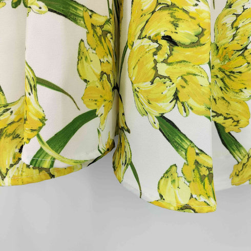 エミリアウィズ EMIRIA WIZ Bloom floral shirring レディース M