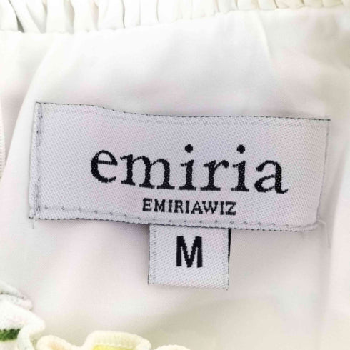 エミリアウィズ EMIRIA WIZ Bloom floral shirring レディース M