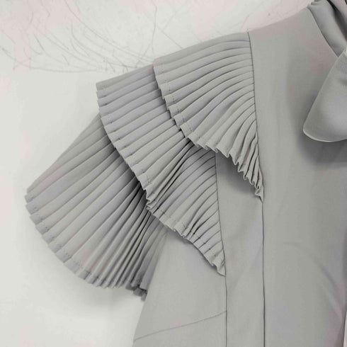 エミリアウィズ EMIRIA WIZ Sleeve frill bowtie blouse レディース M