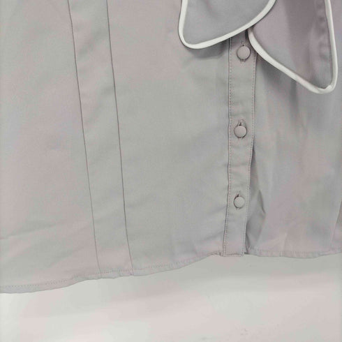エミリアウィズ EMIRIA WIZ Sleeve frill bowtie blouse レディース M