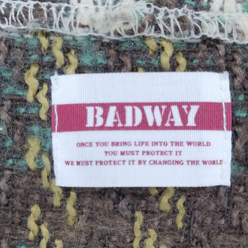 BADWAY Check flannel Mexican Parker street メンズ JPN:M