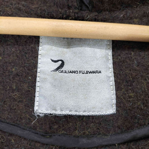 ジュリアーノフジワラ giuliano Fujiwara ウールフーデッドコート メンズ