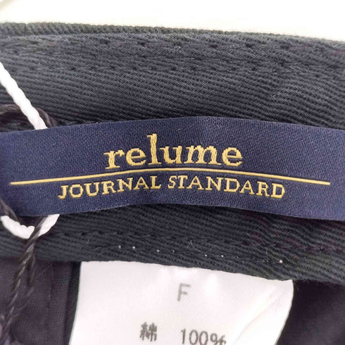 ジャーナルスタンダードレリューム JOURNAL STANDARD relume 刺繍 6パネルキャップ メンズ FREE