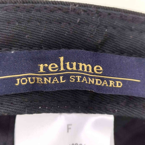 ジャーナルスタンダードレリューム JOURNAL STANDARD relume 刺繍 6パネルキャップ メンズ FREE