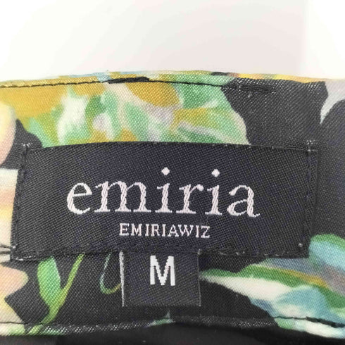 エミリアウィズ EMIRIA WIZ レトロペイントフラワー シャンタンスカート レディース FREE
