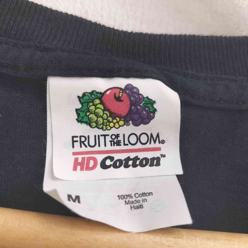 フルーツオブザルーム FRUIT OF THE LOOM バンドプリント 半袖カットソー メンズ import:M